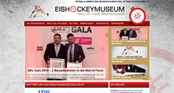 Desktop Screenshot of eishockeymuseum.de