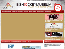 Tablet Screenshot of eishockeymuseum.de